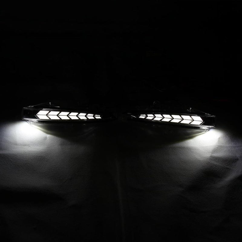 QASULER Dynamic Turn Signal Lights for Toyota Alphard Vellfire - Image 5