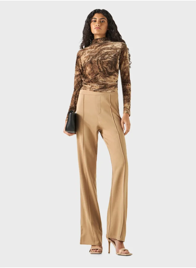 2Xtremz Flared Legging Pintuck Detail Pants