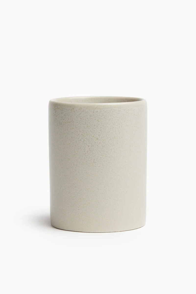 H&M Stoneware toothbrush mug