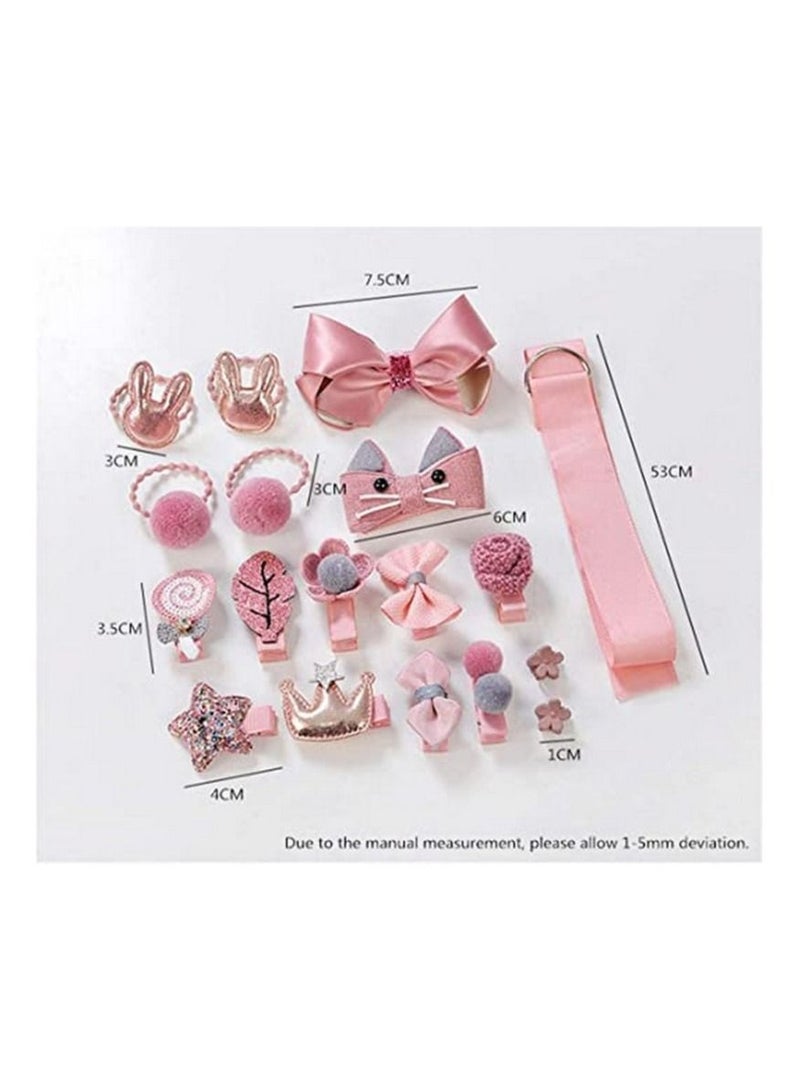 BLOOMING TIME 18-Piece Headwear Set Pink - Image 3
