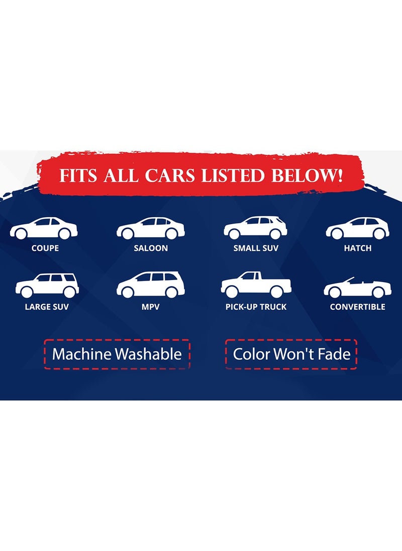 Plus101 - Saudi Arabia Car Hood Flag with mirror cover size 63 inchx47ich equal to 120cmx160cm It Is A Flag For Car Hood Cover comes with Premium Sublimation Print Car Hood Flag and Triangle Fasteners - Image 1