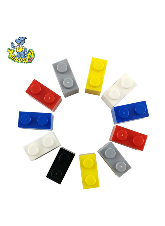 Compatible With Lego Building Blocks 3004 Plastic Universal Building Blocks Square Bricks Puzzle Assembled 1x2 Basic Bricks - Image 4