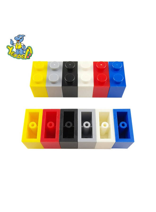 Compatible With Lego Building Blocks 3004 Plastic Universal Building Blocks Square Bricks Puzzle Assembled 1x2 Basic Bricks - Image 3