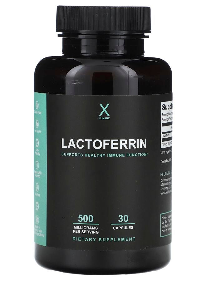 Lactoferrin 500 mg 30 Capsules