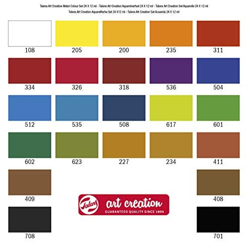 Talens ROYAL TALENS Art Creation Artists' Colours, 24x12ml, Water Colours - Image 3