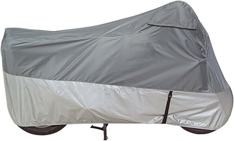 Dowco Guardian 26037-00 UltraLite Plus Water Resistant Motorcycle Cover - Grey, X-Large - Image 1