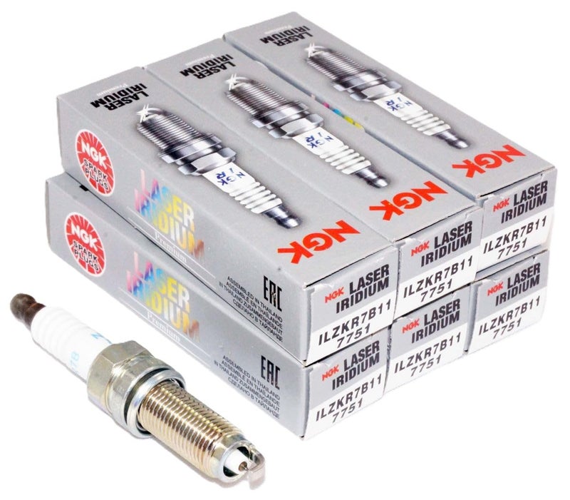 NGK Spark Plug ILZKR7B11 7751 (6 Pack) - Image 1