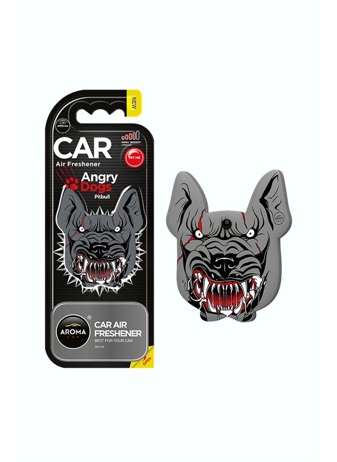Aroma Polymers Angry Dogs Car Air Freshener New Car 