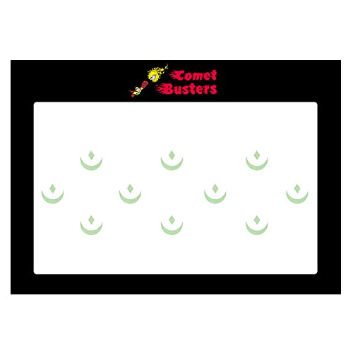 Comet Busters Moon Shaped Glow In The Dark Bindi (BIN1041)(11mm) - Image 4