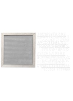 pearhead 10" X 10" Letterboard, Rustic Nursery, Message Board, Milestone Or Baby Announcement Sign, Light Gray  - Image 2