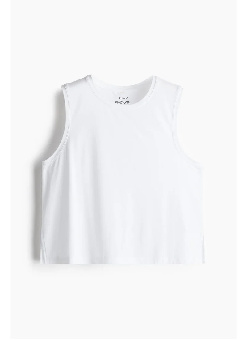 H&M Boxy-style sports vest top in DryMove™