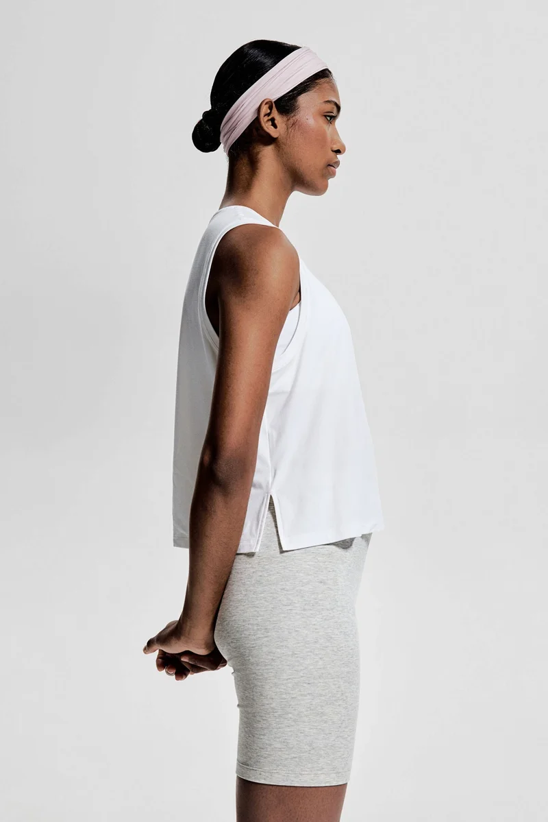H&M Boxy-style sports vest top in DryMove™