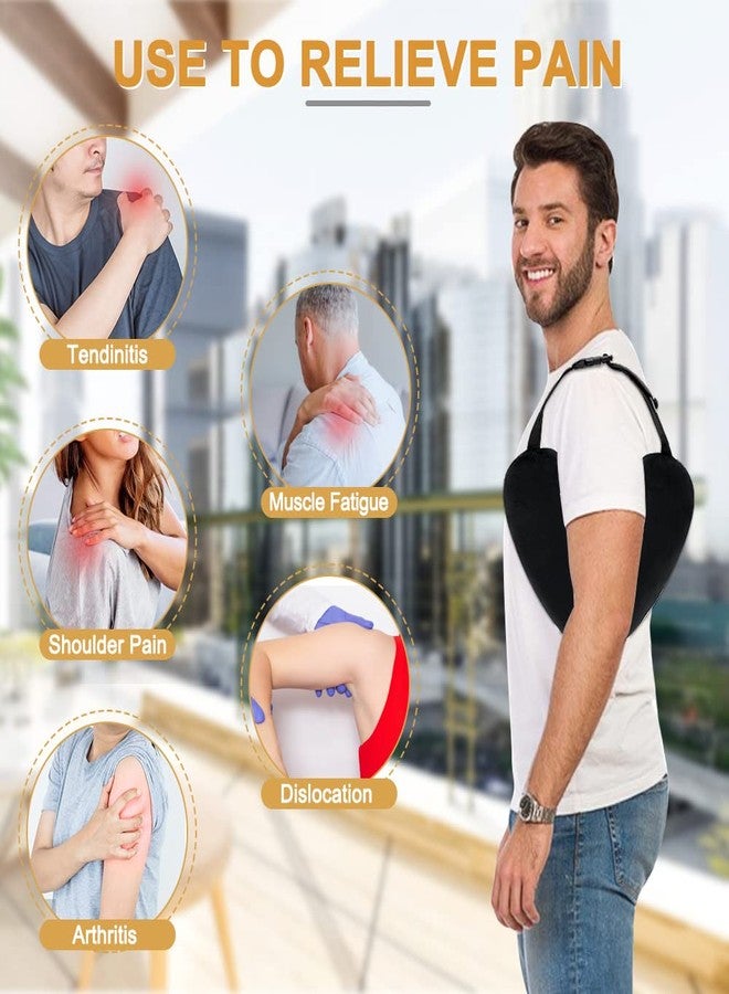 Zelen Rotator Cuff Pillow Shoulder Pain, Post Shoulder Surgery Support Pillow, Under Arm Pillow for Shoulder Pain Relief, Frozen Shoulder Sleeping Pillow Sling, Arm Support Pillow for Side Sleepers Adults - Image 5
