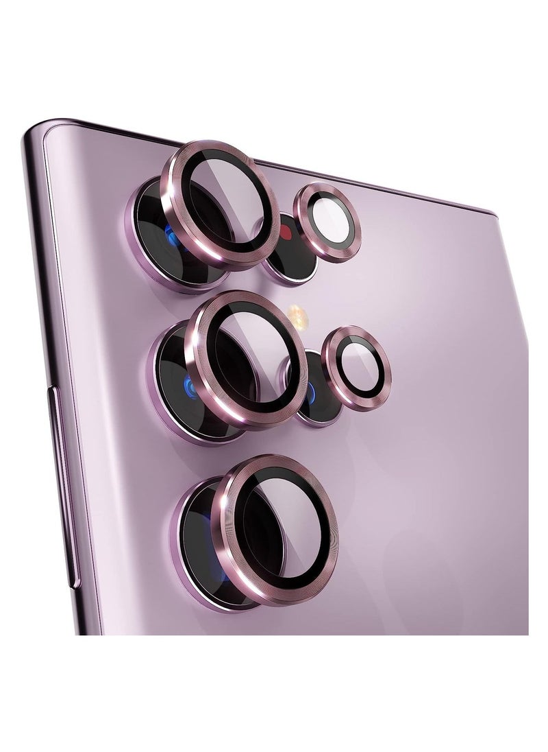 vesus Samsung Galaxy S23 Ultra Camera Lens Protector, Scratch-Resistant Tempered Glass with Alloy Edge Camera Cover Screen Protector - Image 2