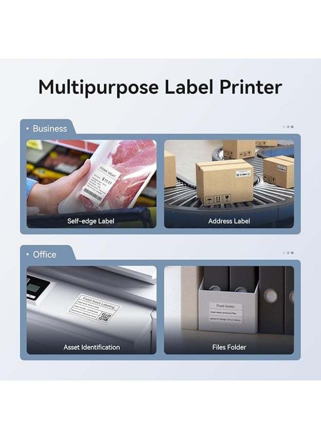 NIIMBOT B3S Thermal Label Maker Machine, Inkless Label Printer with 20-75mm Print Width, Portable Bluetooth Thermal Label Maker with 1 Roll 70*40mm White Tape, Great for Clothing, Barcode, Supermarket, Retail Store and Home Printing Barcodes & Small Business - Image 5