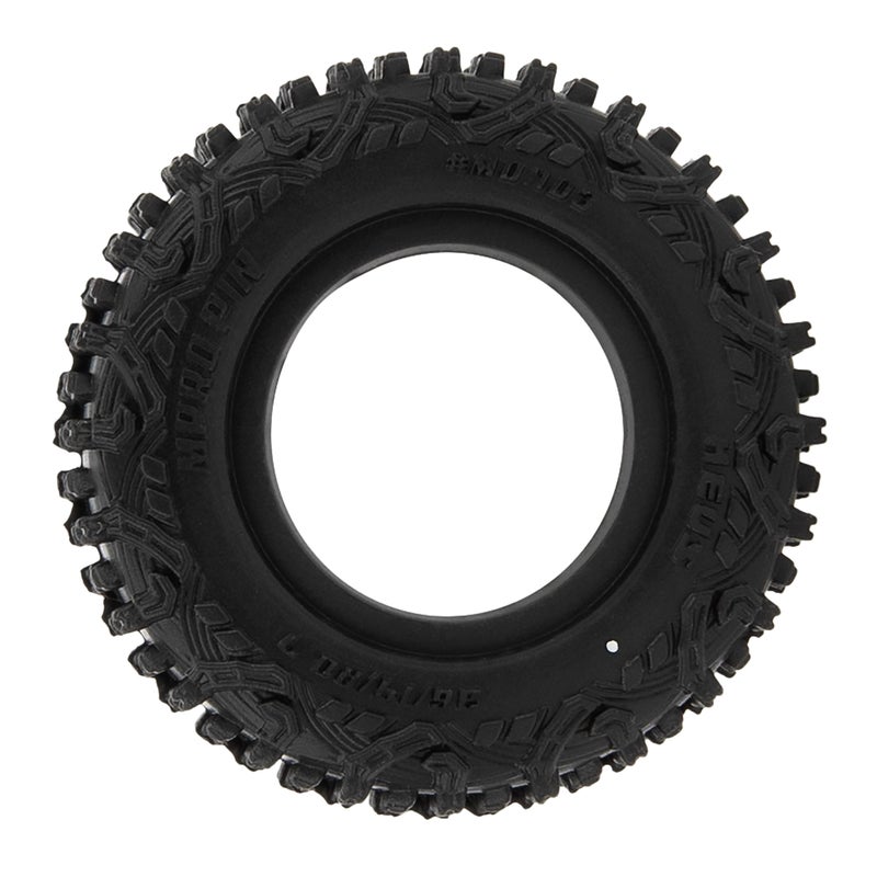 MEUS RACING 0.7 Tires - MS6 MPRO PIN Crawler Tires for Axial SCX30 Redcat Ascent-32 1/30 1/32 RC Crawler, 36mm/17mm/R0.7(#M0703) - Image 4