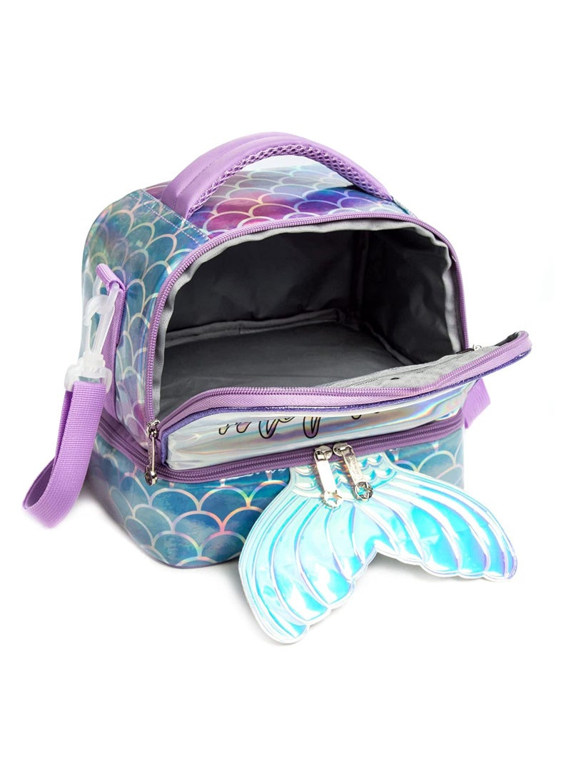 Eazy Kids Bottle/Lunch Bag-Mermaid Purple - Image 2