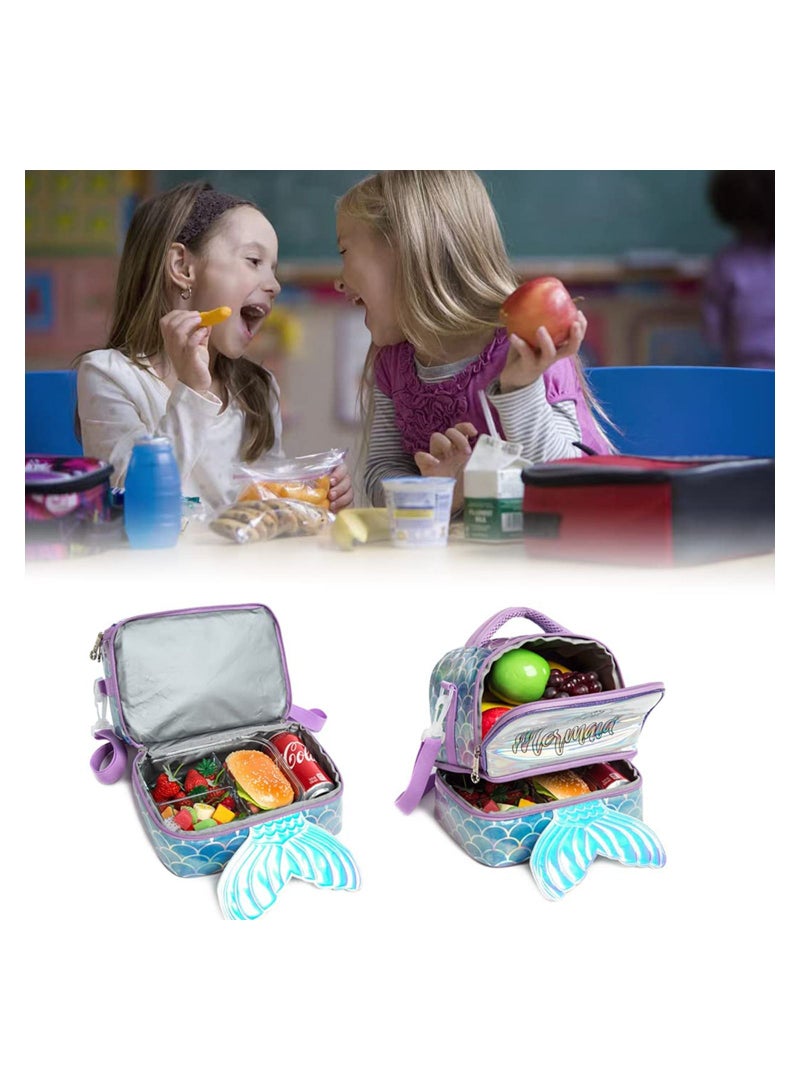 Eazy Kids Bottle/Lunch Bag-Mermaid Purple - Image 5