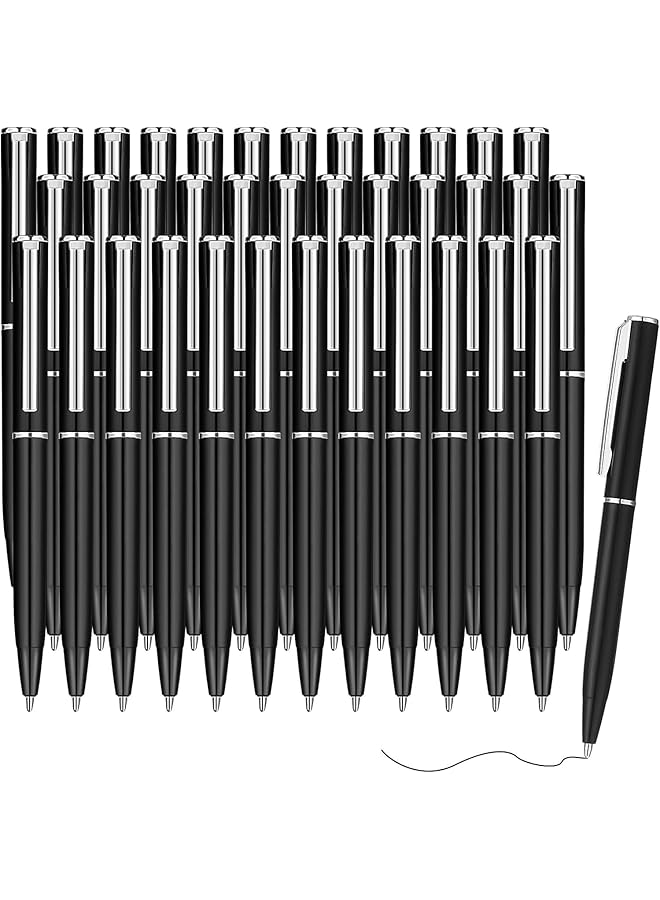 erorex 20 Pcs Small Ballpoint Pen Mini Pens Bulk 4 Inch Short Small Pens Wallet Pen Tiny Pen Ink Ballpoint Pens For Notebook Pockets Signature Notepads School Office Black - Image 1