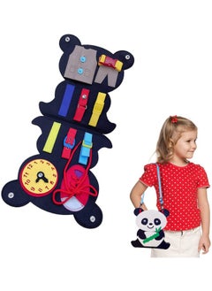 Generic Cpc CE Certification Felt Busy Learning Children's Board Dressing Board Early Education Educational Toys-Color:Style Six  - Image 1