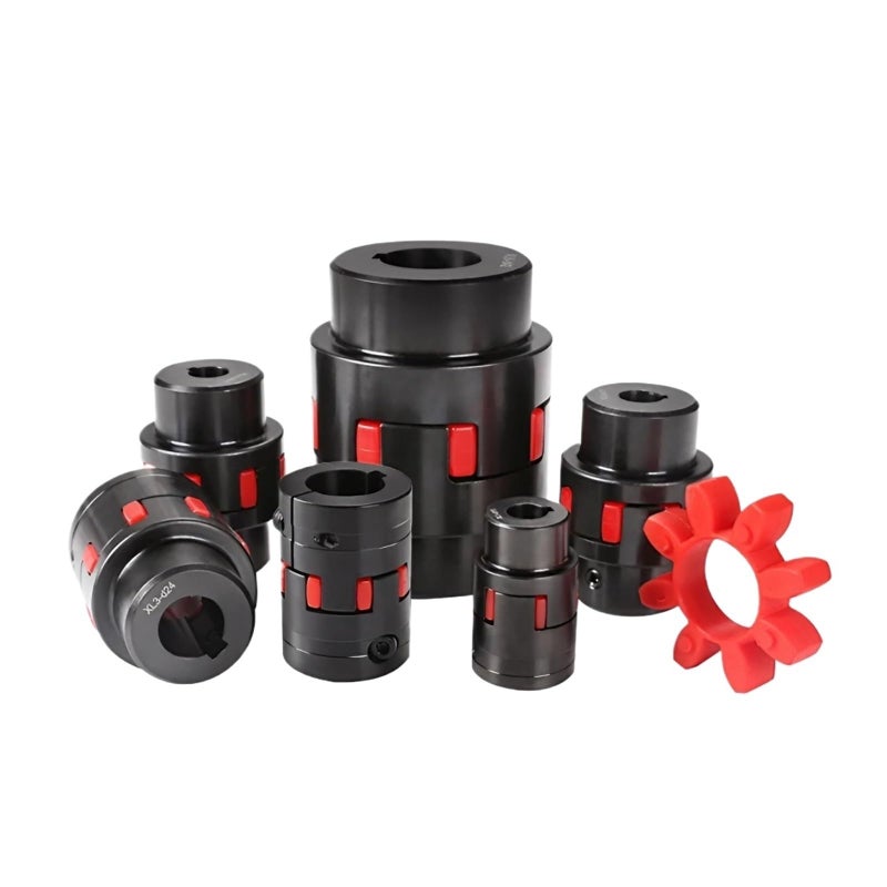 14x16mm Flexible Motor Shaft Coupling Clamp Type Plum Steel Ballscrew Jaw Spider - Image 3