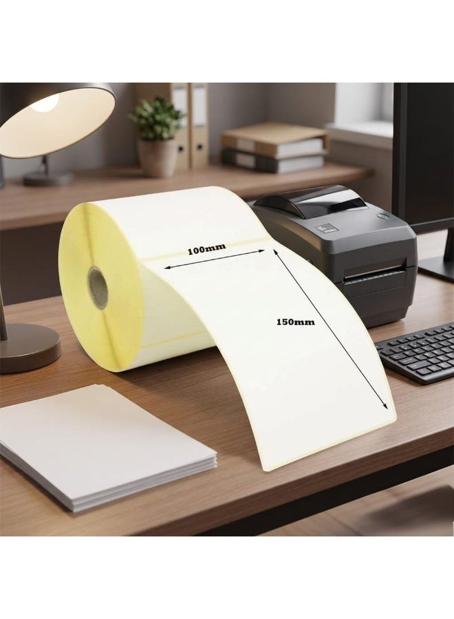 Thermal paper labels for barcode printers - suitable for flex printers - 10 x 15 cm - 500 labels (3 packs)