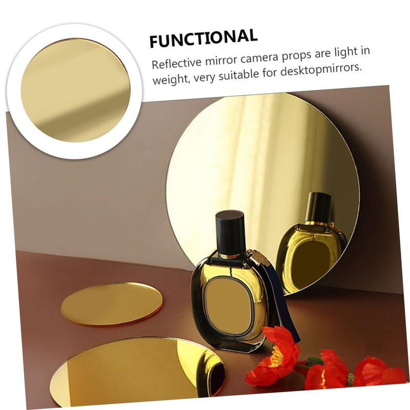 TEHAUX Acrylic Mirror Board Photo Prop Jewelry Background - Image 4