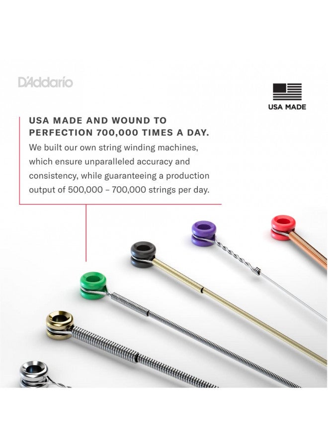 D'Addario أوتار جيتار البيس من د'أداريو - أوتار بيز نيكل XL - EXL170SL - نغمة مثالية، إحساس متسق، متانة قوية - لجيتارات البيس ذات 4 أوتار - 45-100 خفيف عادي، مقياس طويل جداً - Image 5