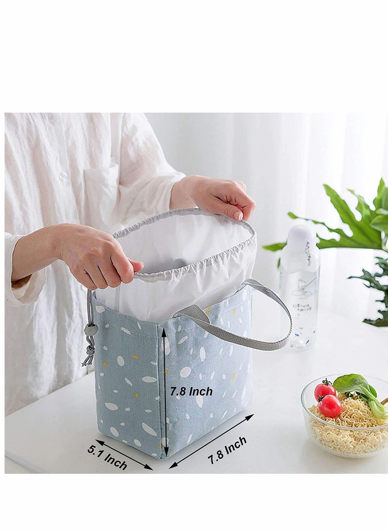 Y&D Lunch Bag, Reusable Insulated for Women, Student Travel Picnic and School Box 5L (Gray)  - Image 5