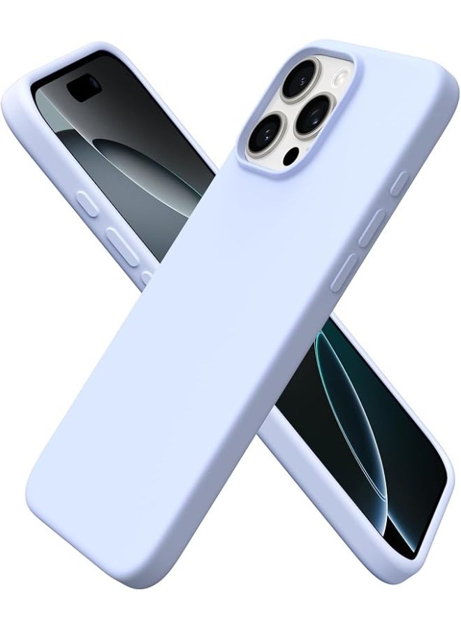iPhone 16 Pro Max Silicone Case Baby Blue