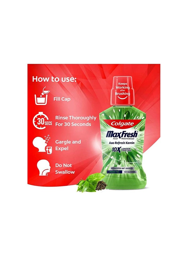 Colgate Fresh Tea Mouthwash - 250ml - Image 4
