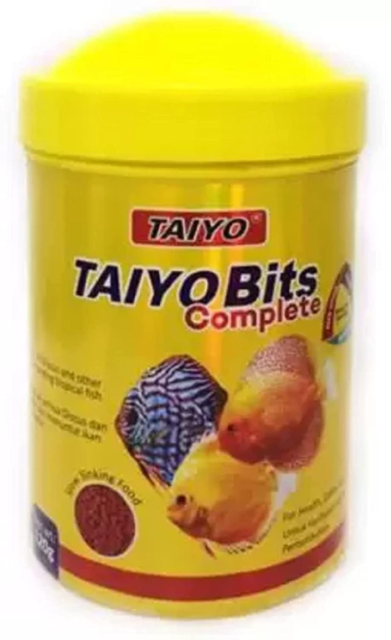 TAIYO طعام أسماك الأكواريوم الكامل TAIYO لجميع الأسماك الاستوائية | معزز اللون الطبيعي | 120 جرام - Image 3