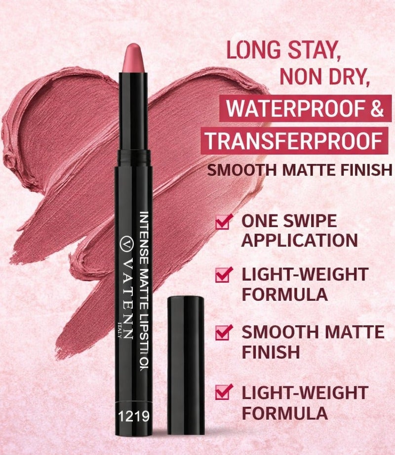 فاتن إيطاليا Intense  Matte Lipstick 1219 - Image 4