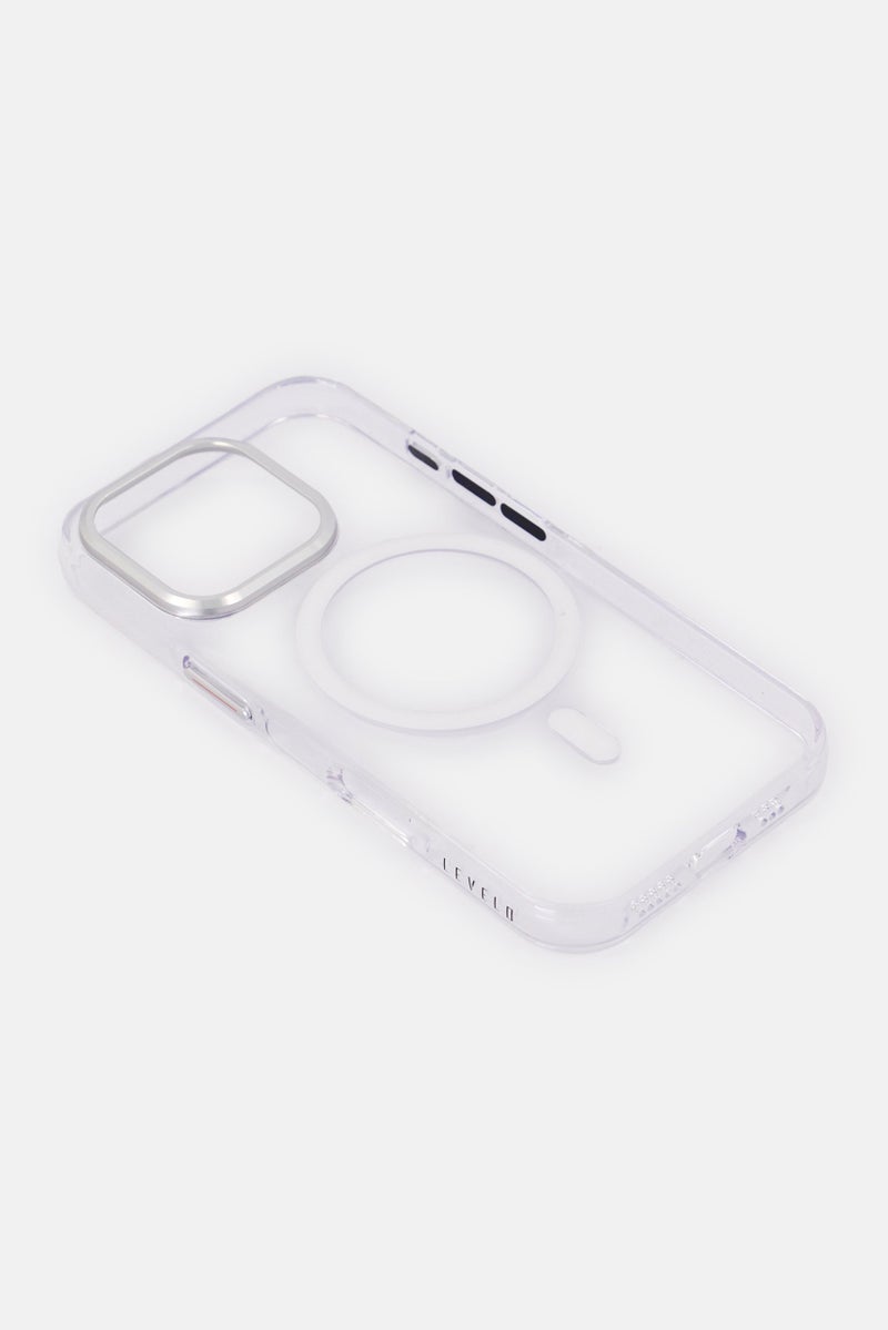 LEVELO iPhone 16 Pro Allure Protective Case, Transparent - Image 4