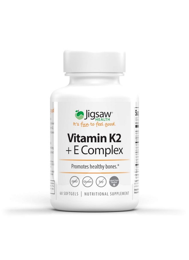 Jigsaw Health Vitamin K2 + E Complex, 60 Softgels - pzsku/Z63C8C4E09746BE91F3DBZ/45/_/1735907465/479aa2c2-209c-4907-a80a-4e4b61372dd4