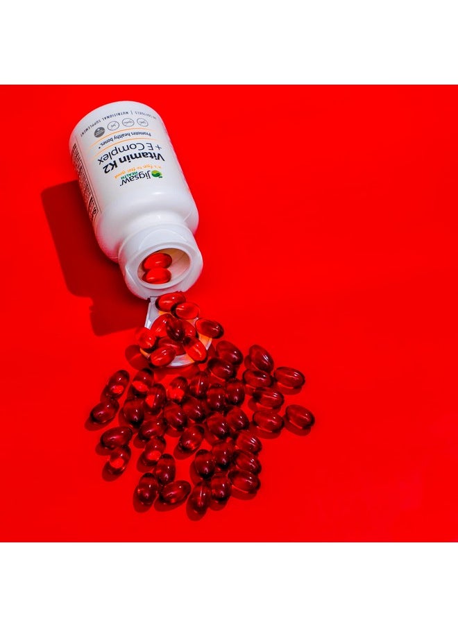 Jigsaw Health Jigsaw Health Vitamin K2 + E Complex, 60 Softgels  - Image 5