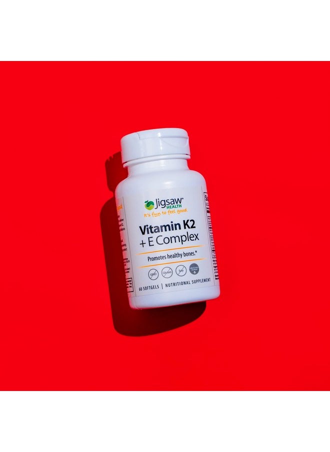 Jigsaw Health Jigsaw Health Vitamin K2 + E Complex, 60 Softgels  - Image 3