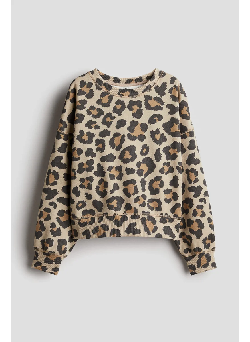 H&M Motif-Detail Sweatshirt