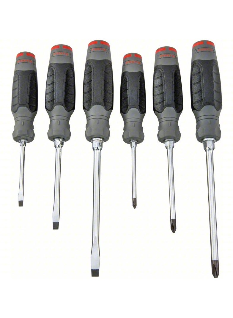 PROTO® - J1206SCPF طقم مفكات براغي مشط مكون من 6 قطع