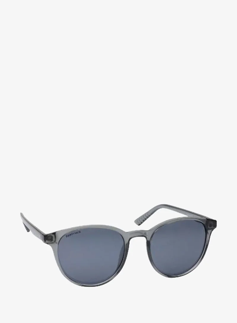 fastrack Polarized Sunglasses Grey Frame Smoke Mirror Lens 52mm  - P469BK12PV