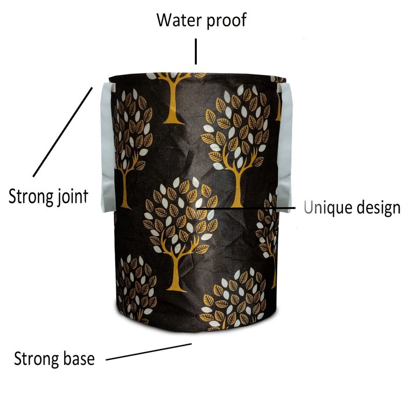 KANUSHI KANUSHI Industries Designer Laundry Bag1 Pc Waterproof Dustproof Top Load Semi Automatic Washing Machine Cover Suitable For 6 Kg 65 kg 7 kg 75 kgLBWASHINGSEMIBROWNTREE - Image 4