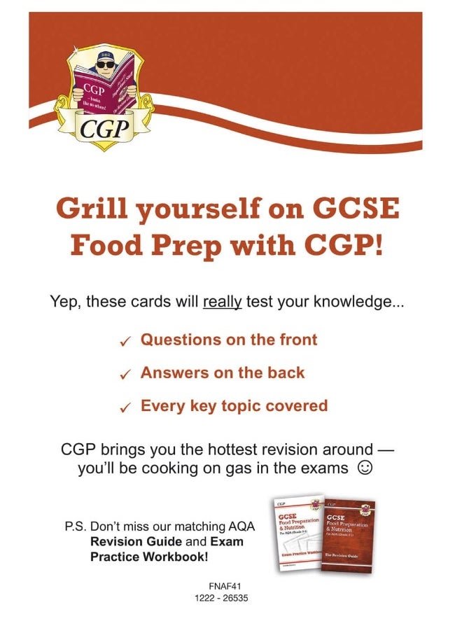null - GCSE Food Preparation & Nutrition AQA Revision Question Cards - Image 1