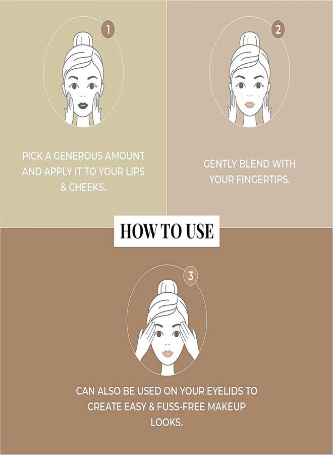 FYORR Premium Lips N Cheeks Eyes Tint Natural Attractive Glow of Lipstick Blush Eyeshadow, 7g (Hot Mess) - Image 2