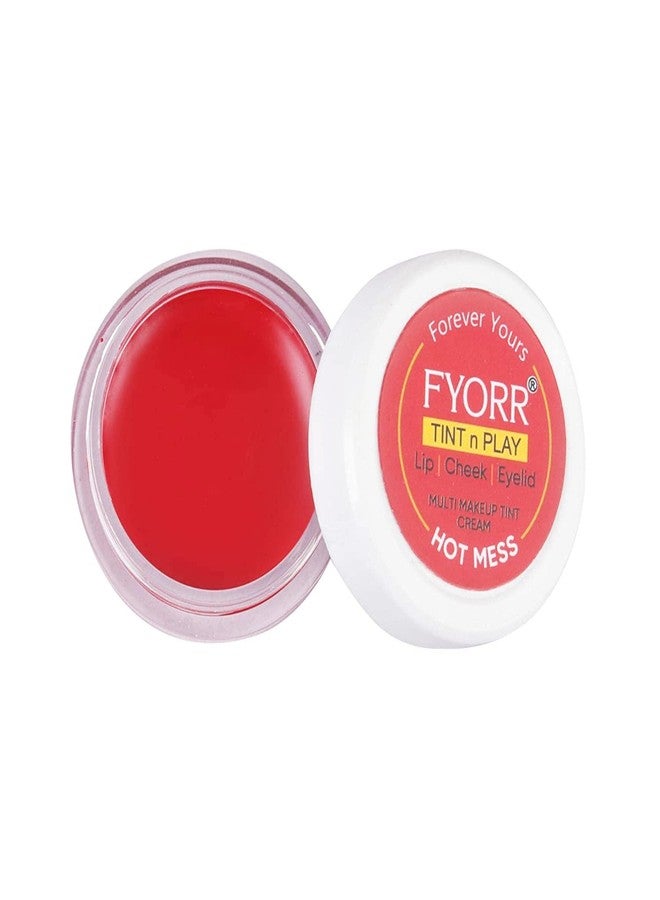 FYORR Premium Lips N Cheeks Eyes Tint Natural Attractive Glow of Lipstick Blush Eyeshadow, 7g (Hot Mess) - Image 4