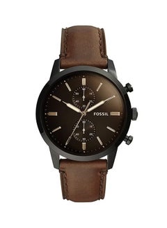 FOSSIL Men's Leather Analog Watch FS5437  - Image 1