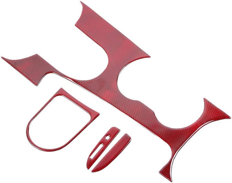 Wivplex 4pcs Carbon Fiber Gear Shift Panel Trim for Mustang - Image 3