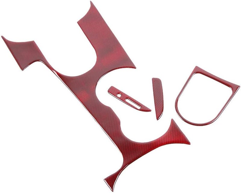 Wivplex 4pcs Carbon Fiber Gear Shift Panel Trim for Mustang - Image 2