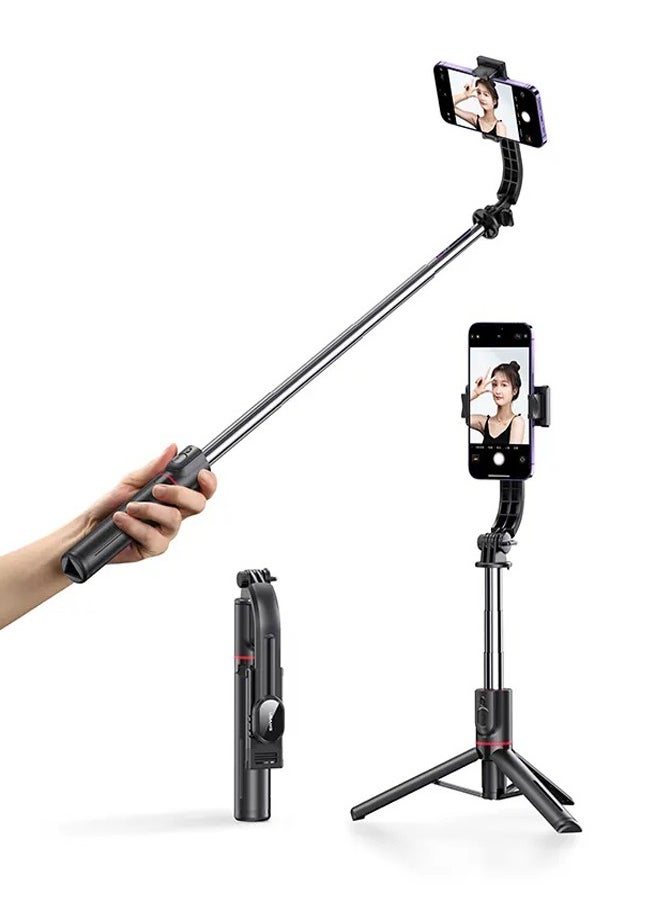 Usams - Selfie Sticks with Tripod and Extendable Selfie Sticks Bluetooth Remote Controller for GoPro, iPhone and Android Phones: Take Stunning Selfies and Group Shots with This Portable and Lightweight Selfie Stick - Image 1