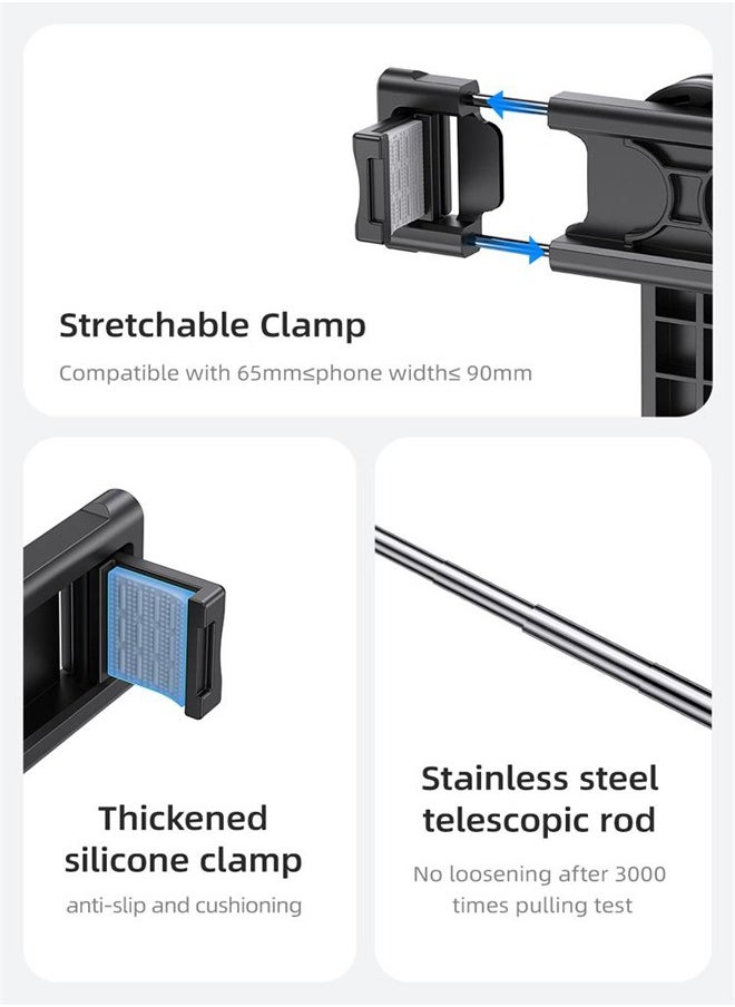 Usams - Selfie Sticks with Tripod and Extendable Selfie Sticks Bluetooth Remote Controller for GoPro, iPhone and Android Phones: Take Stunning Selfies and Group Shots with This Portable and Lightweight Selfie Stick - Image 1