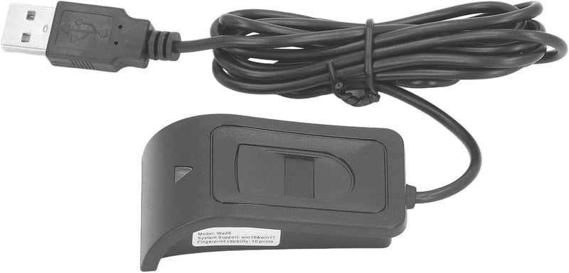 WA28 USB Fingerprint Reader, Biometric Fingerprint Scanner with Capacitive Acquisition, 508DPI Fingerprint Identification for 10 System, Plug and Play with US - Image 2